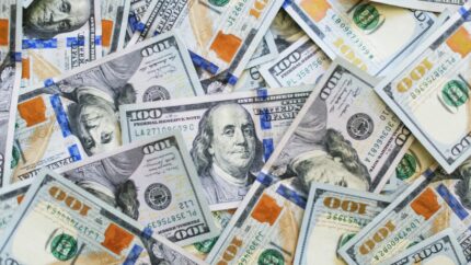 picture of dollar bills
